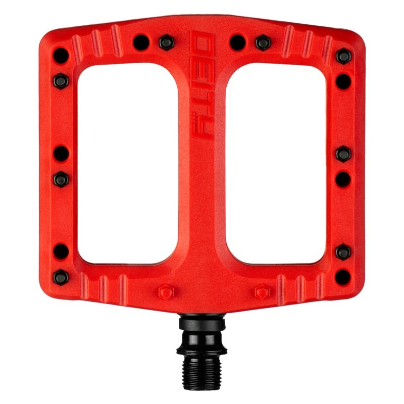 Pedales Deity Deftrap rojo