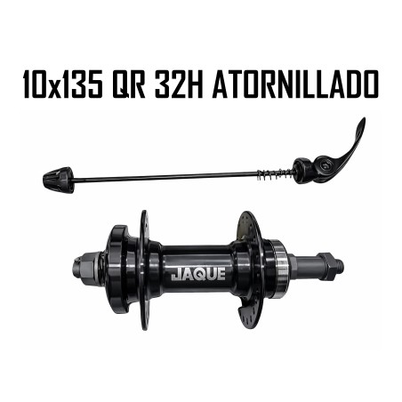 Maza Trasera JAQUE 10x135QR 32H Atornillada