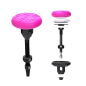 Porta Airtag + Valvulas tubeless MUC-OFF PINK/BLACK
