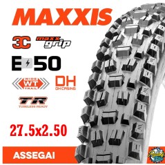 Neumático Maxxis Assegai E-50/DH/TR/WT/3C Maxx Grip 27.5x2.50
