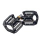 Pedales WHIP M80 CNC ALUMINIO EJE CR-MO BLACK