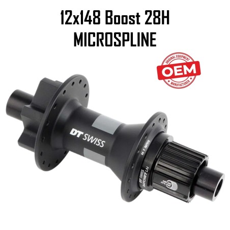 Maza Trasera DT SWISS 370 12x148 Boost 28H MS T-J 6P