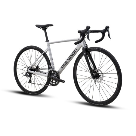 Bicicleta Ruta Polygon Strattos S2D Silver T/M