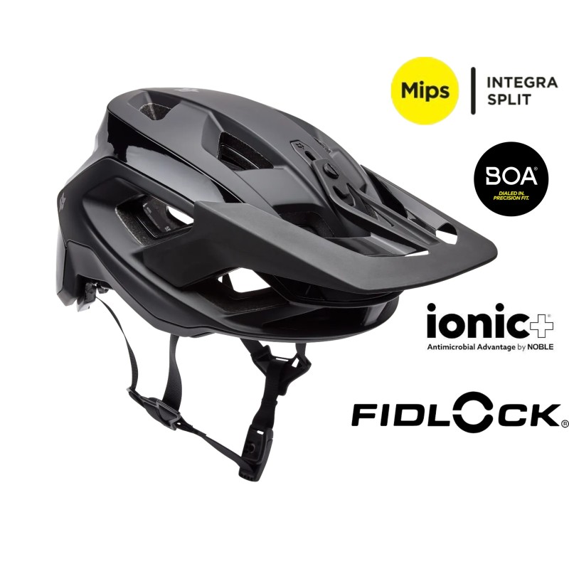 Casco FOX SPEEDFRAME RS MT BLK CE Casco FOX SPEEDFRAME RS MT BLK CE