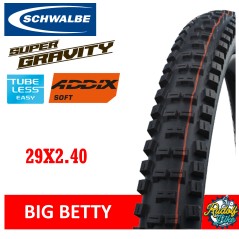 Neumático Schwalbe BIG BETTY S/Gravity/TLE/ ADDIX Soft 29x2.40