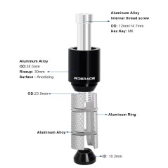Extensor de espiga RIDERACE 55mm