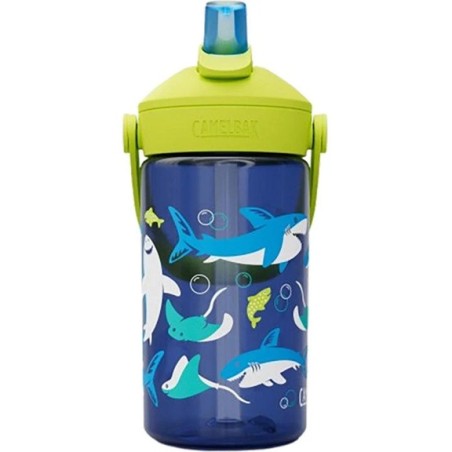 Botella CAMELBAK TRHIVE FLIP STRAW NIÑOS 14 OZ SHARKS AND RAYS