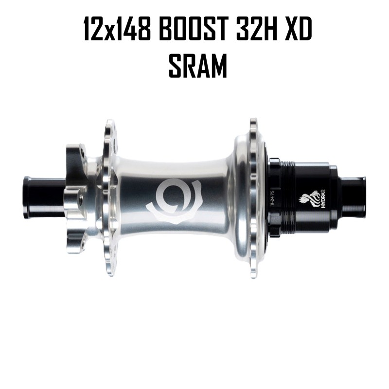 Maza INDUSTRY NINE HYDRA2 32H 12x148 Boost SILVER XD SRAM