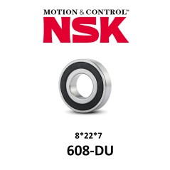Rodamiento Sellado NSK 608-DU