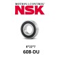 Rodamiento Sellado NSK 608-DU Rodamiento Sellado NSK 608-DU