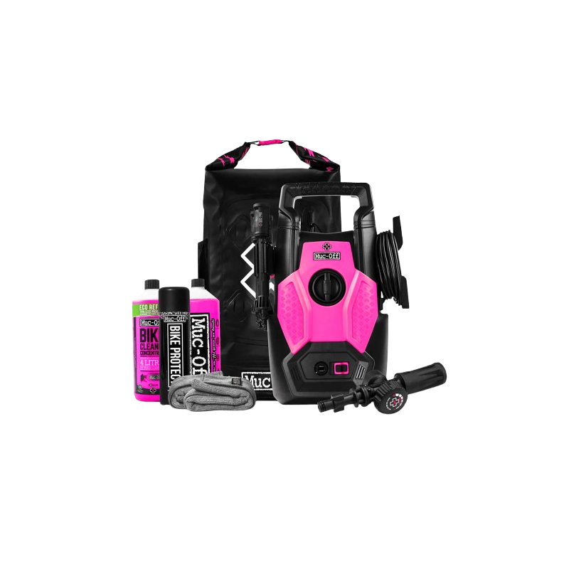 Hidrolavadora MUC-OFF Bolsa + Boquilla de Espuma + Limpiador de Bicicletas