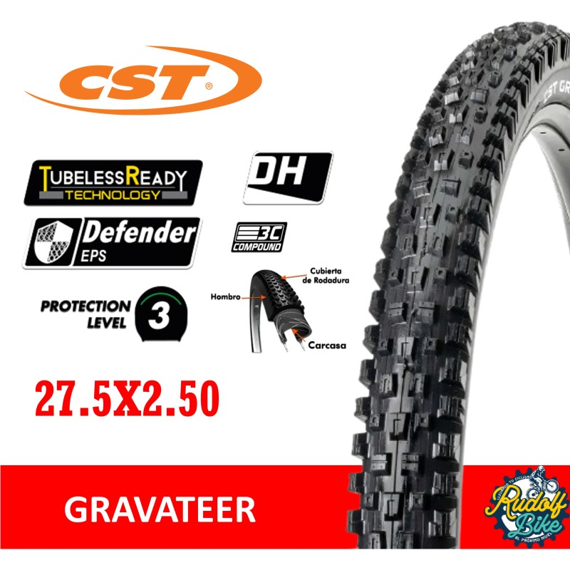Neumatico CST GRAVATEER TR/EPS/DH CASING 27.5x2.50 Neumatico CST GRAVATEER TR/EPS/DH CASING 27.5x2.50