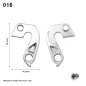 Postiza Aluminio specialized GH-094 Plateada Postiza Aluminio specialized GH-094 Plateada