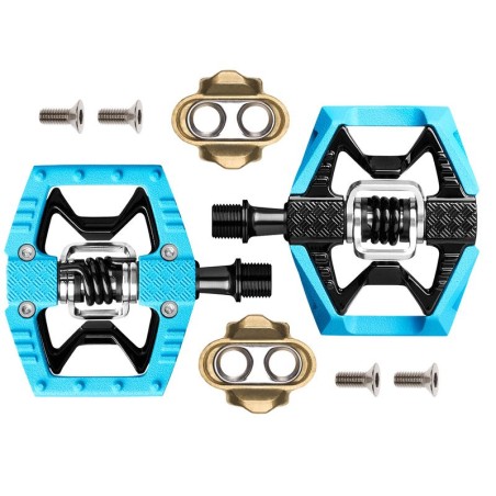 Pedales CRANK BROTHERS DOUBLE SHOT 2 Blue & Black / Black