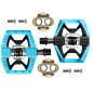 Pedales CRANK BROTHERS DOUBLE SHOT 2 Blue & Black / Black Pedales CRANK BROTHERS DOUBLE SHOT 2 Blue & Black / Black