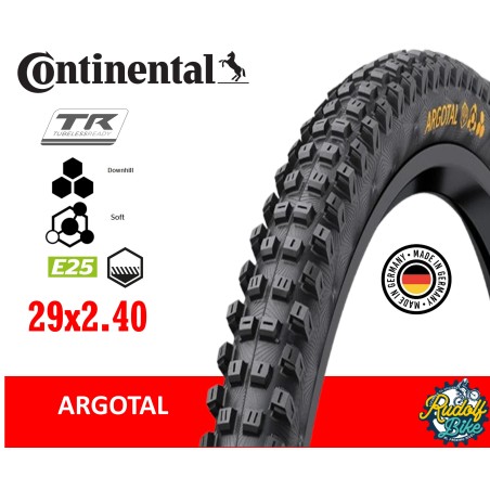 Neumático Continental Argotal SOFT/DH/FB 29x2.40 Negro