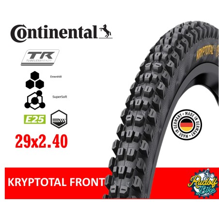 Neumatico Continental KRYPTOTAL FRONT SUPERSOFT/DH/FB 29x2.40 Negro