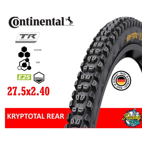 Neumatico Continental KRYPTOTAL REAR SOFT/DH/FB 27.5x2.40 Negro