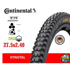 Neumatico Continental XYNOTAL SOFT/DH/FB 27.5x2.40 Negro