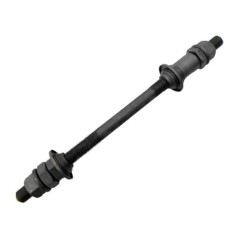 Eje Maza Trasero 3/8x175mm c/distanciador y antipolvo Black
