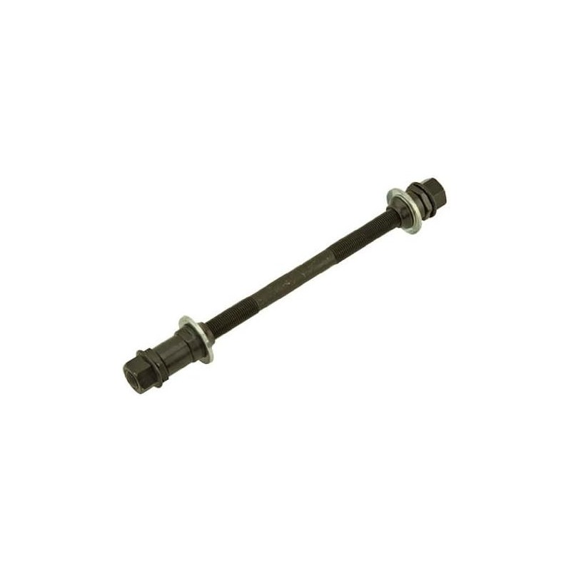 Eje Maza Trasero 3/8x190mm c/distanciador y antipolvo Black Eje Maza Trasero 3/8x190mm c/distanciador y antipolvo Black