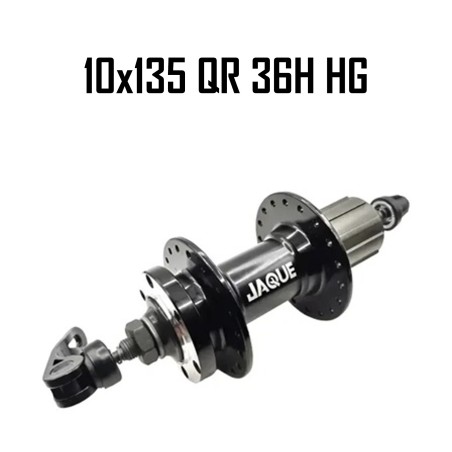 Maza Trasera JAQUE 10x135QR 36H HG 7-8-9S