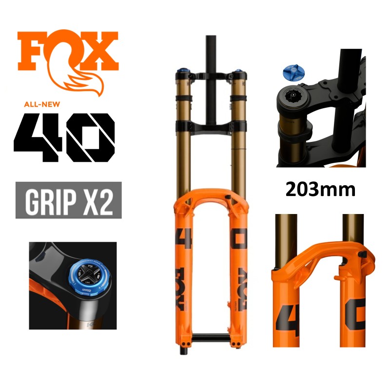 Horquilla FOX 40 2027, K, FLOAT, 29in, F-S 203 GRIP X2 Shiny Orange