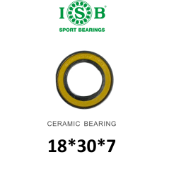 Rodamientos cerámicos ISB SPORT MR18307 2RSV (18x30x7)