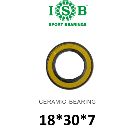 Rodamientos cerámicos ISB SPORT MR18307 2RSV (18x30x7)