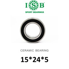 Rodamientos cerámicos ISB SPORT 6802 2RS (15x24x5)