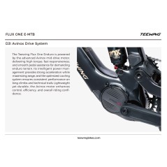 E-bike Teewing Flux One A 29/27.5 180mm Avinox M2S 800Wh Black T/L (PREVENTA)