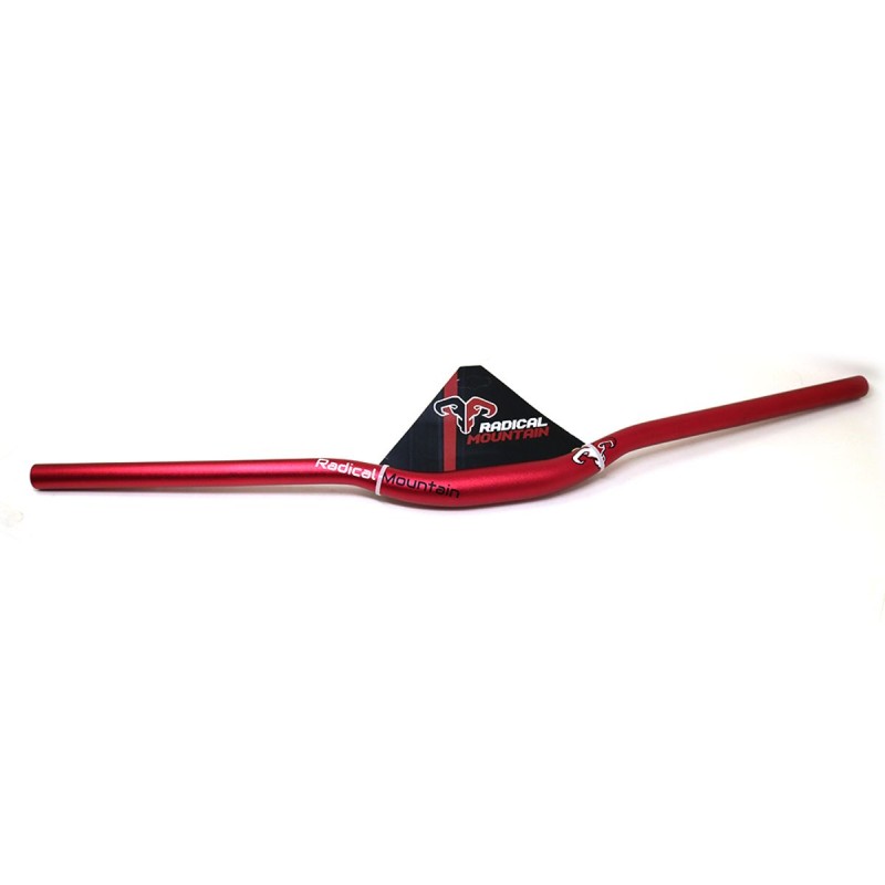 Manubrio Radical Mountain MTB 31.8x780 Rojo