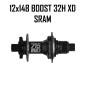 Maza Trasera 715IND ULTRA 6-hole J-Bend 12x148 BOOST 32H SRAM XD Black Maza Trasera 715IND ULTRA 6-hole J-Bend 12x148 BOOST 32H SRAM XD Black