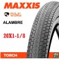 Neumático MAXXIS TORCH SILKWORM 20X1-1/8 Alambre Neumático MAXXIS TORCH SILKWORM 20X1-1/8 Alambre