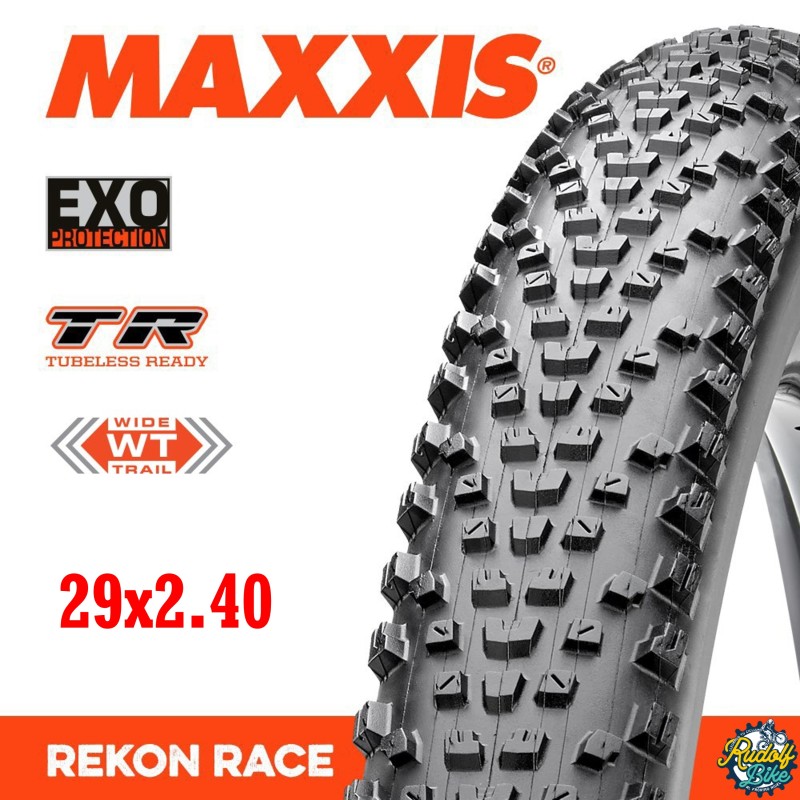 Neumático Maxxis REKON RACE EXO/TR 29x2.40 120TPI Neumático Maxxis REKON RACE EXO/TR 29x2.40 120TPI