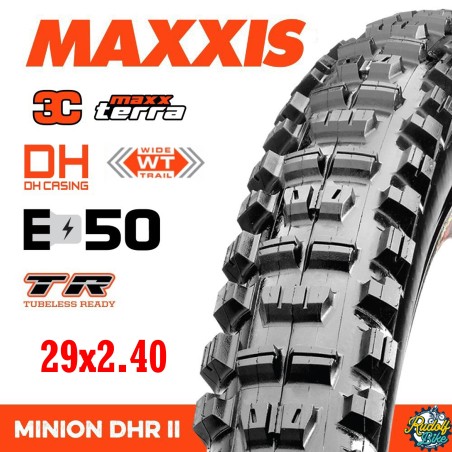 Neumático Maxxis MINION DHR II DH/ TR /WT/3C Maxx Grip 29x2.40