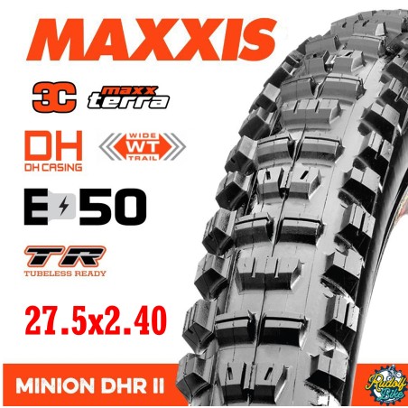 Neumático Maxxis MINION DHR II DH/ TR /WT/3C MaxxTerra 27.5x2.40