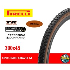 Neumatico Pirelli Cinturato GRAVEL M SPEDDGRIP/TECHWALL/TR (tanwall) 700x45