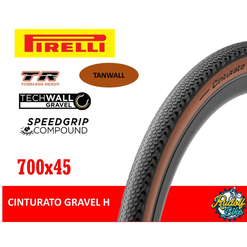 Neumatico Pirelli Cinturato GRAVEL H SPEDDGRIP/TECHWALL/TR (tanwall) 700x45 Neumatico Pirelli Cinturato GRAVEL H SPEDDGRIP/TECHWALL/TR (tanwall) 700x45