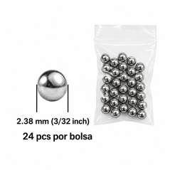 Rodamientos de bolas 3/32 2,38mm 24pcs