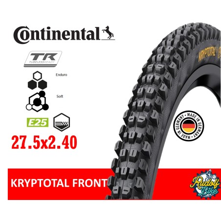Neumatico Continental KRYPTOTAL FRONT SOFT/EN/FB 27.5x2.40 Negro