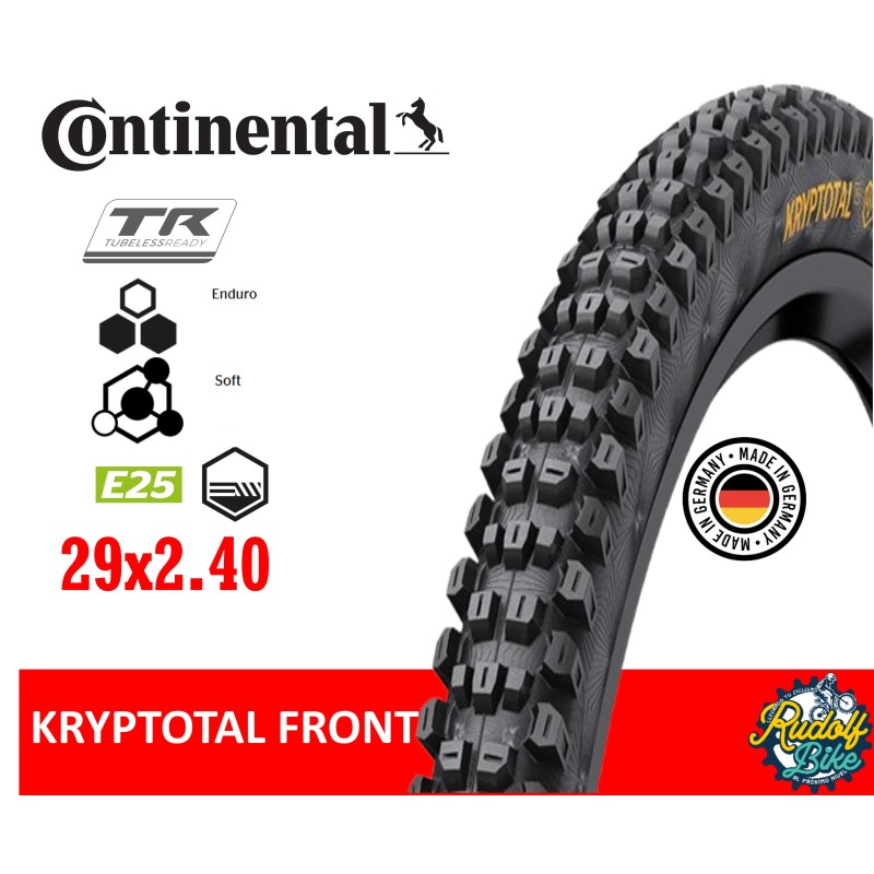 Neumatico Continental KRYPTOTAL FRONT SOFT/EN/FB 29x2.40 Negro