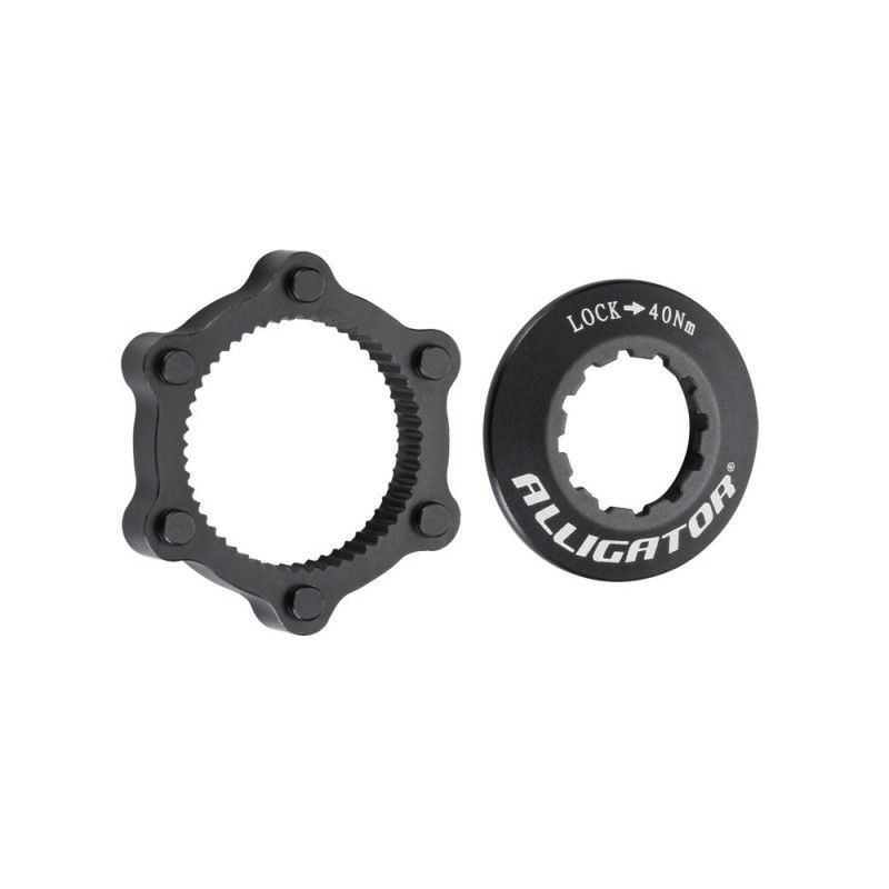 Adaptador ALLIGATOR Centerlook a rotor 6 tornillos Adaptador ALLIGATOR Centerlook a rotor 6 tornillos