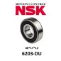 Rodamiento Sellado NSK 6203-DU 17x40x12