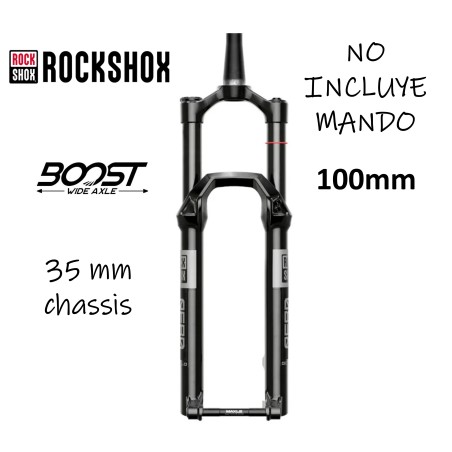 Horquilla RockShox Reba Gold Isolator B1 2P 29 100mm Boost 44OS Negro