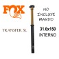 Dropper FOX TRANSFER SL 2025 F-S K. 31.6 100mm Interno