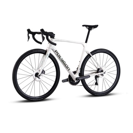 Bicicleta Polygon Strattos 8 Di2 White Gloss