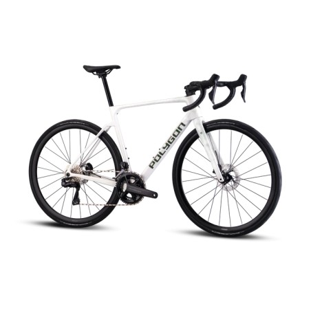 Bicicleta Polygon Strattos 8 Di2 White Gloss