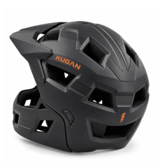 Casco Niño KUGAN Trail Full Face Convertible BLACK MATT