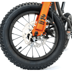 Bicicleta KUGAN DUAL 2 en 1 RIDE 14 Black/Orange